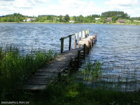 мостки на озере